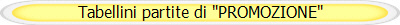 Tabellini partite di "PROMOZIONE"