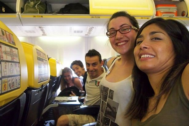 Sul volo di rientro da Saragozza