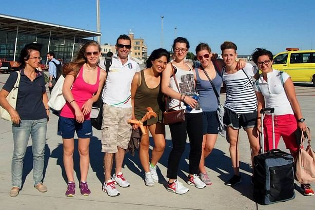 Arrivo in aeroporto a Saragozza