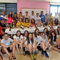 Zuera - A cena con tutte le ragazze partecipanti al torneo