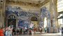 Stazione di Sao Bento con i famosi "azulejos"