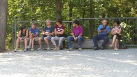 Füssen - In attesa di entrare per la visita al castello