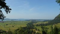 Füssen - Panorama dal castello di Neuschwanstein